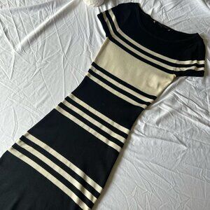 Women's Black and White Dress
